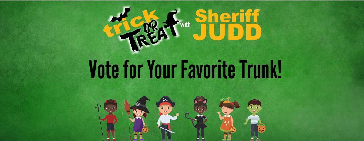 Trick or Treat with Sheriff Judd